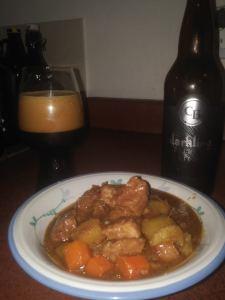 Slow-Cooker Beef Stew with Stout (Darkling Oatmeal Stout – Cannery Brewing)