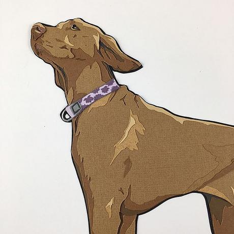 Custom Paper Pet Portrait - Stella Custom Paper Pet Portrait - Stella