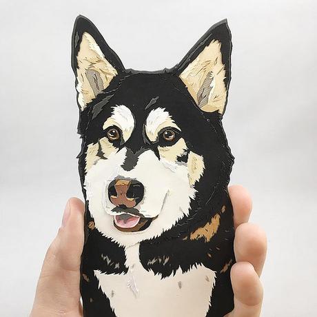 Custom Paper Pet Portrait - Max Custom Paper Pet Portrait - Max