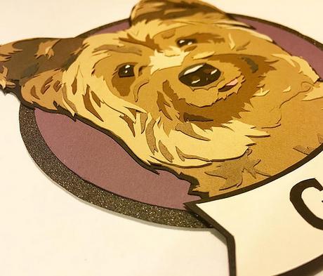 Custom Paper Pet Portrait - Yorkie Custom Paper Pet Portrait - Yorkie