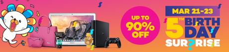 Lazada 5th Birthday Sale Treats - March 21-23 Lazada 5th Birthday Sale Treats - March 21-23