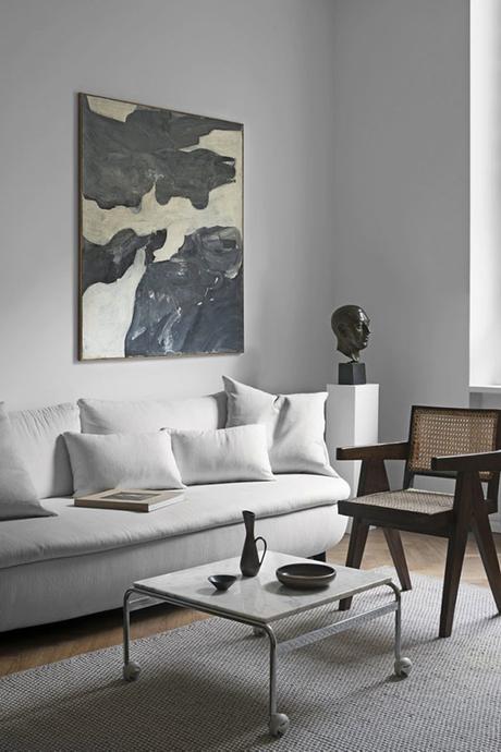 Neutral shaded interiors with impressive art Neutral shaded interiors with impressive art by Claes Juhlin