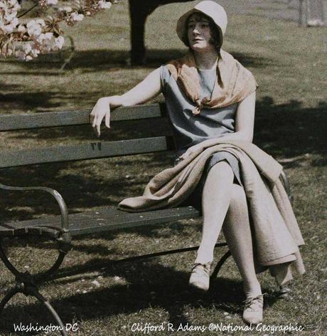 1920s Women in Autochrome Color 1920s Women in Autochrome Lumiere Color