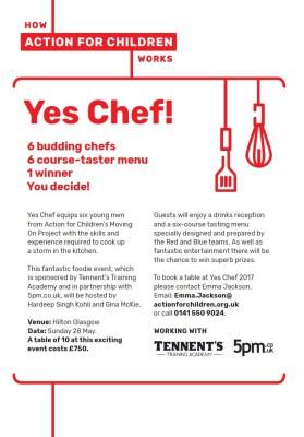 Event: Yes Chef! 28th May 2017