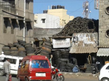 DAILY PHOTO: Scrap Rubber Sold Here