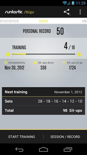 Runtastic Sit-Ups PRO Trainer v1.10 APK Runtastic Sit-Ups PRO Trainer v1.10 APK