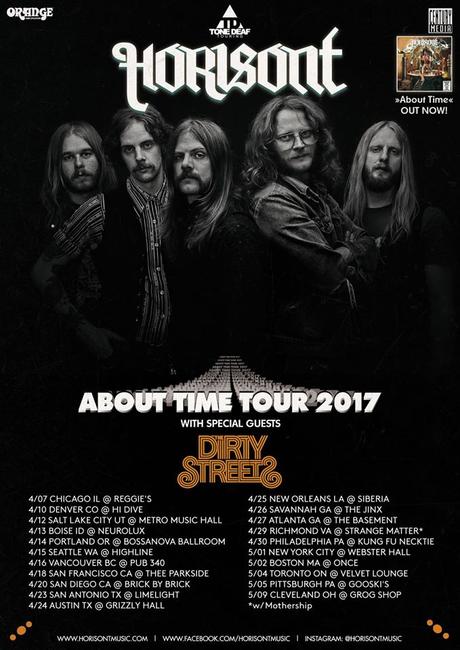 HORISONT Announce 'About Time' North American Tour
