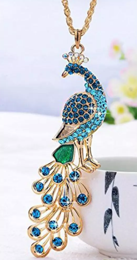 Peacock jewellery