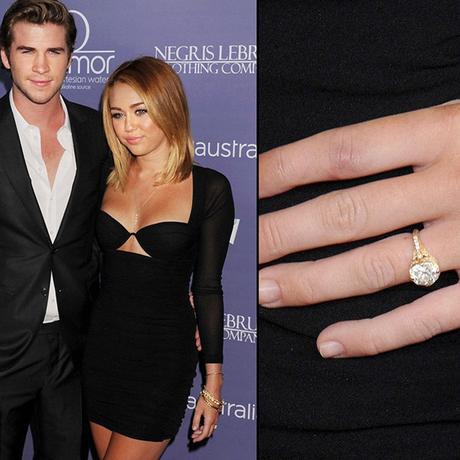 Miley Cyrus-Diamond-Engagement-Ring Miley Cyrus-Diamond-Engagement-Ring