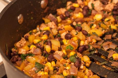 Southwestern Tofu Scramble with Black Beans Southwestern Tofu Scramble with Black Beans