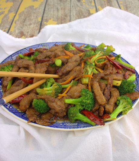 Orange Beef for #SundaySupper Orange beef