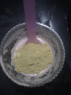 masoor dal paste with orange peel powder