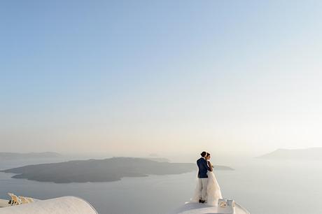 Whimsical destination wedding in Santorini | Nyree & Damiano