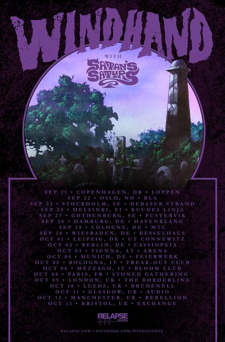 WINDHAND Announce Headlining European Tour Dates With Satan's Satyrs