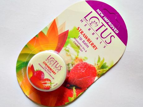 Lotus Herbals Strawberry Lip Balm Review