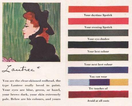 1940s Makeup-to-match-the-Artists-Palette - Lautrec 1940s Makeup-to-match-the-Artists-Palette -Lautrec