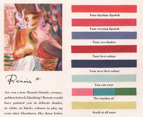 1940s Makeup-to-match-the-Artists-Palette - Renoir 1940s Makeup-to-match-the-Artists-Palette - Renoir
