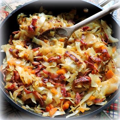 Fried Cabbage with Bacon & Onions