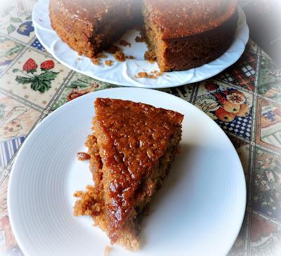 Lemon Gingerbread Drizzle Cake