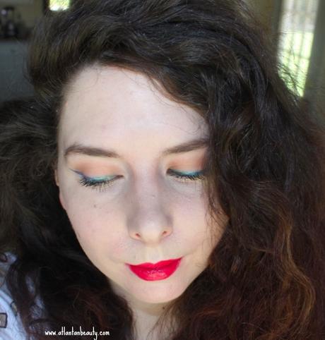 Spring FOTD With Holographic Liner and Bold Lips