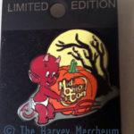 Pop Culture Trading Pin Co. Mid-Ohio Con exclusive Hot Stuff pin front view.