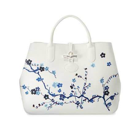 Longchamp Sakura print tote, included in weekend sales