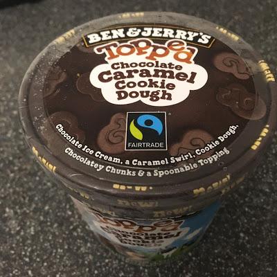 Today's Review: Ben & Jerry's Topped Chocolate Caramel Cookie Dough