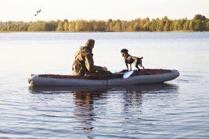 Small Boat Duck Hunting Dogs