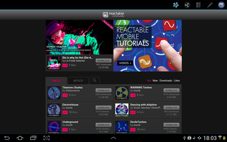 Reactable mobile v2.3.17 APK Reactable mobile - screenshot