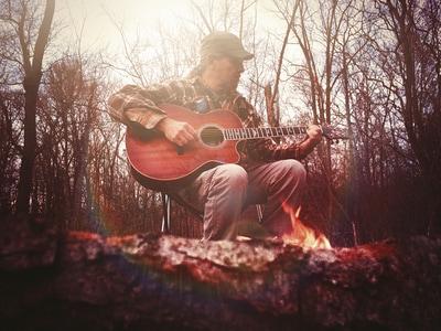Narrative Story: Melody and music shared with family beneath the stars Narrative Story: Melody and music shared with family beneath the stars