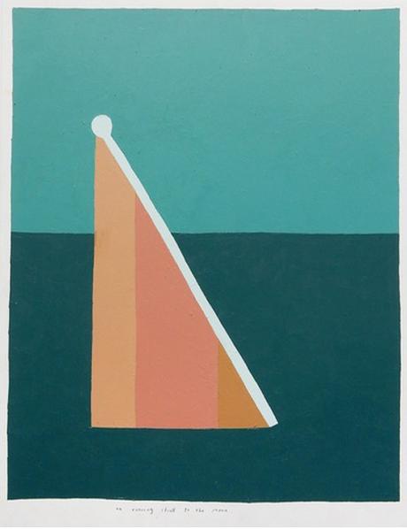 ARTmonday: MassArt Auction Preview Highly Abstracted Landscape By Kristin Texeira At Mass Art Auction