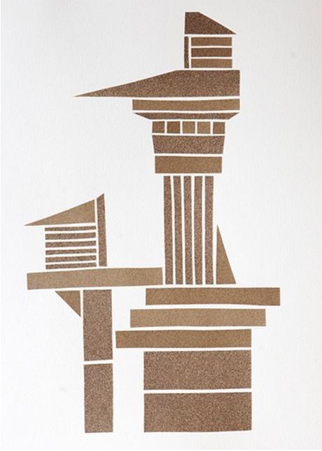 ARTmonday: MassArt Auction Preview Sandpaper Tower By Brent Refsland At Mass Art Auction