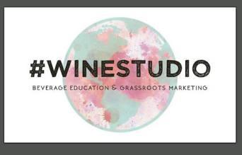 #wineStudio Logo 2017 #wineStudio Logo Design: Elena Bundy, @yyz_designco