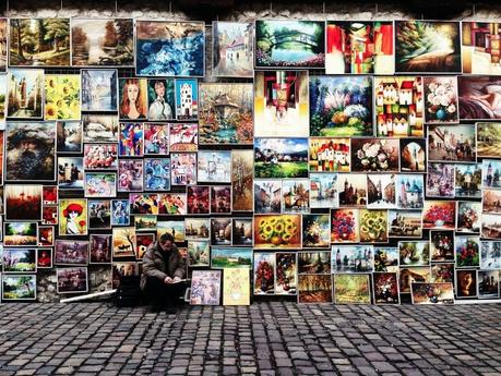  Street exhibition of paintings