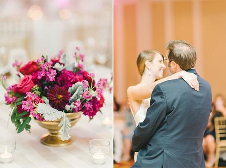 Stylish raspberry and gold wedding Stylish raspberry and gold wedding