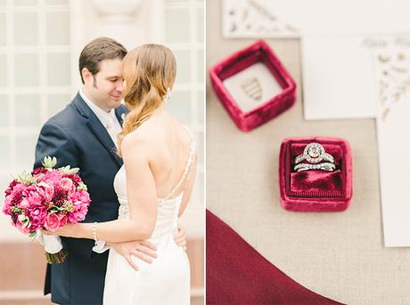 Stylish raspberry and gold wedding Stylish raspberry and gold wedding