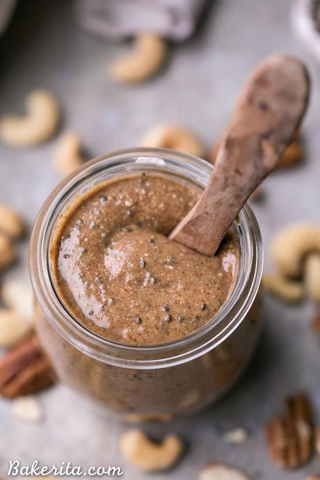 Super Seed Nut Butter This Super Seed Nut Butter is made with a variety of nuts and seeds, creating a smooth and creamy spread that's super flavorful and loaded with nutrients. This delicious homemade nut + seed butter comes together quickly in a blender or food processor.