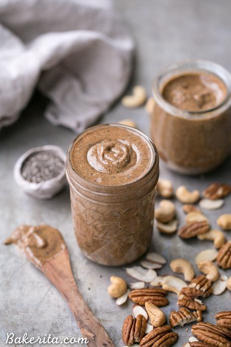 Super Seed Nut Butter This Super Seed Nut Butter is made with a variety of nuts and seeds, creating a smooth and creamy spread that's super flavorful and loaded with nutrients. This delicious homemade nut + seed butter comes together quickly in a blender or food processor.