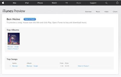 Warsaw - iTunes - Plastic Magic Records - Ben Heine Music Warsaw - iTunes - Plastic Magic Records - Ben Heine Music
