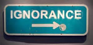 Ignorance - a Constant Source of Embarrassment