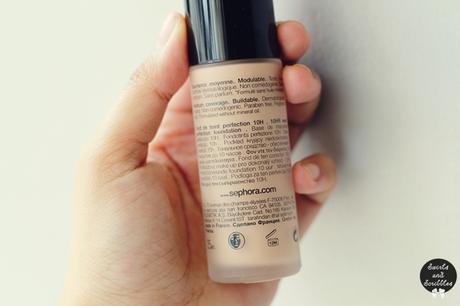 Review: Sephora 10hr wear perfection foundation