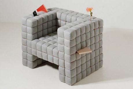 Top 10 Amazing, Weird and Unusual Armchairs Creative Joined Cubes Armchair