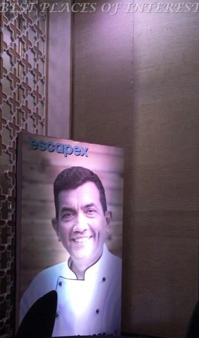 At the launch of Sanjeev Kapoor App