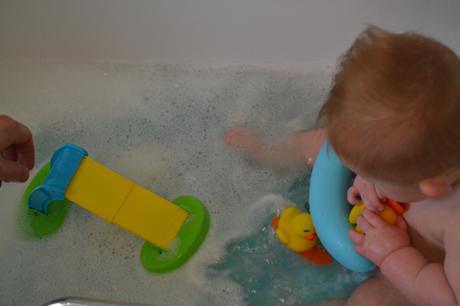 Bath time with Vital Baby