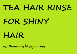 tea hair rinse