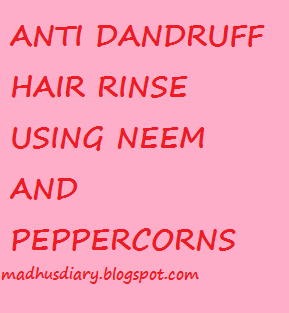 anti dandruff hair rinse