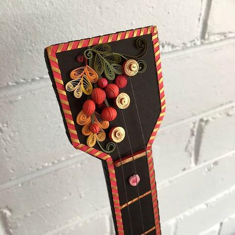 Quilled Balalaika - Detail Quilled Balalaika - Detail