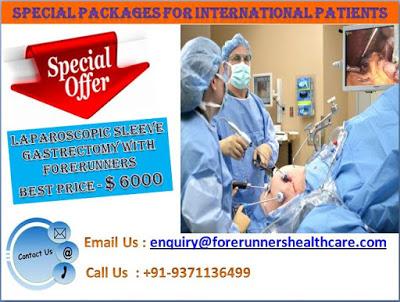Get Best Price Laparoscopic Sleeve Gastrectomy Surgery in India : Contact Forerunners Healthcare Get Best Price Laparoscopic Sleeve Gastrectomy Surgery in India : Contact Forerunners Healthcare