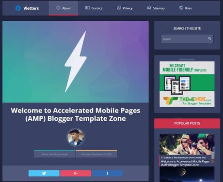 10+ Best Free AMP Blogger Templates To Skyrocket Your Blog Speed!