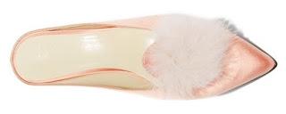 Shoe of the Day | Trademark Castainge Slides with Marabou Feathers